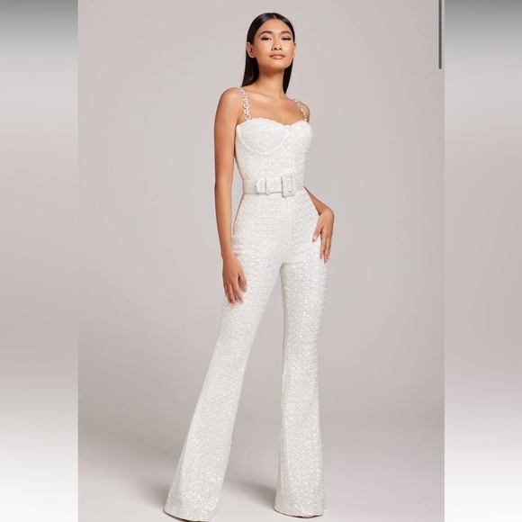 Nadine Marabi Lucinda white jumpsuit - Picture 1 of 10